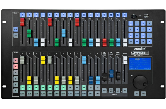 Consolă DMX Eurolite DMX Commander 512