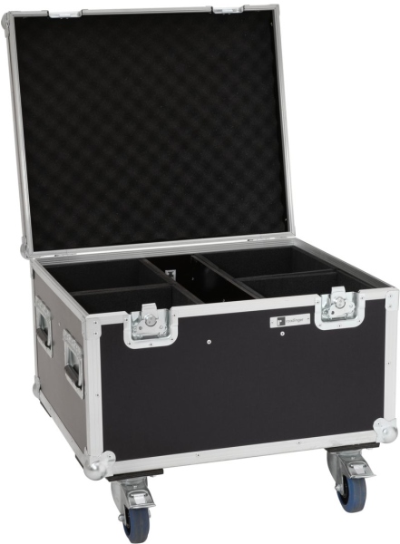 Roadinger Flightcase 4x LED IP PAR With Wheels