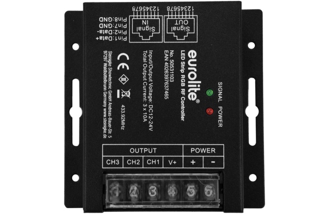 Controler Bandă LED RGB Eurolite LED Strip RGB RF Controller