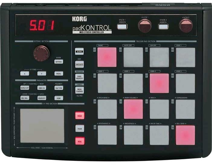 Korg padKONTROL Black