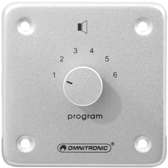 Omnitronic PA Program Selector mono sil