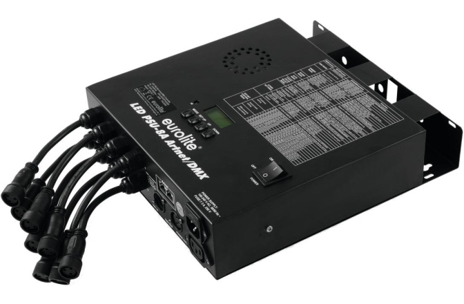 Controler pentru tuburi cu pixeli LED  Eurolite LED PSU-8A Artnet/DMX