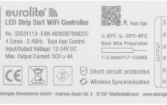 Controler WiFi Bandă LED Eurolite LED Strip 5in1 WiFi Controller