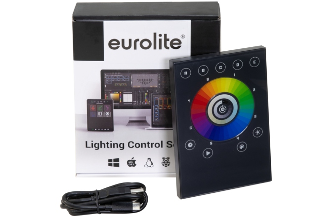 Controller DMX cu touchpad multifuncțional și software Eurolite TOUCH-512 Stand-alone Player