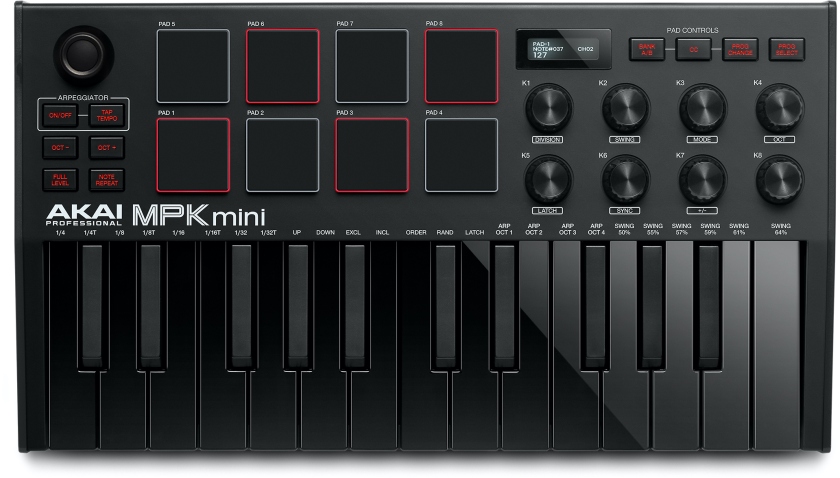 Akai MPK Mini Mk3 Black