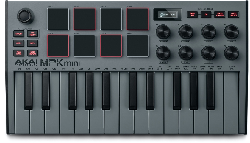 Akai MPK Mini Mk3 Grey