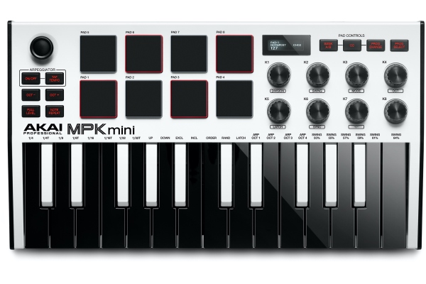 Akai MPK Mini Mk3 White