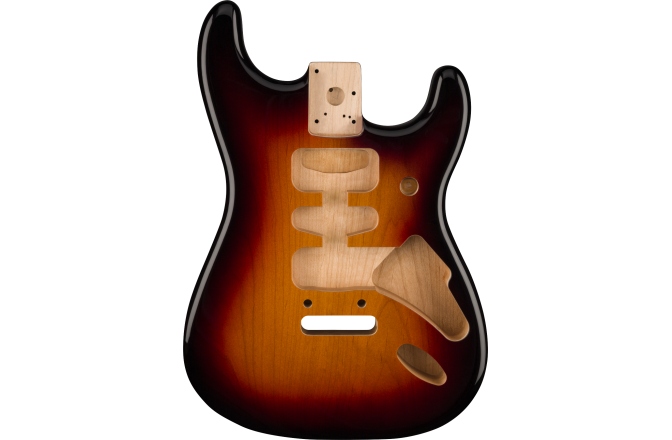 Corp de Chitară Fender Deluxe Series Stratocaster HSH Alder Body 2-Point Bridge Mount 3-Color Sunburst
