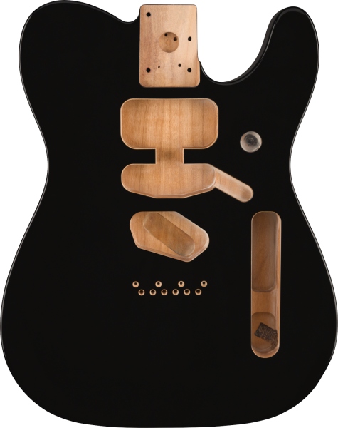 Fender Deluxe Series Telecaster SSH Alder Body Modern Bridge Mount Black