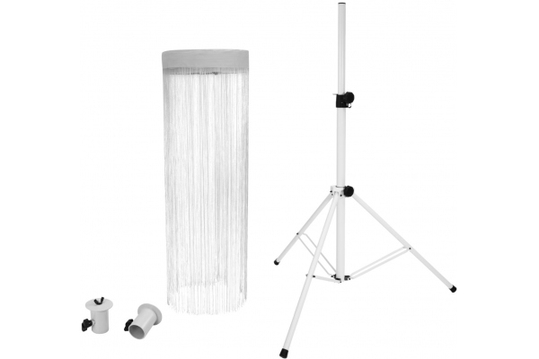 Set LED Color Curtain + BS-2 EU Loudspeaker stand white