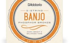 Corzi Banjo Daddario EJ55 5-String PB Medium 10-23