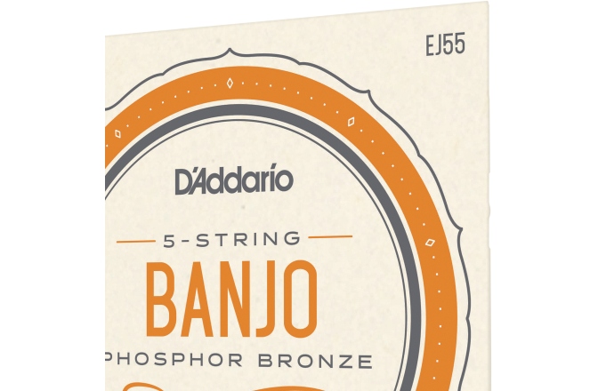 Corzi Banjo Daddario EJ55 5-String PB Medium 10-23