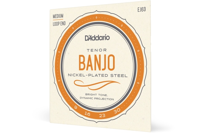Corzi Banjo Daddario EJ63 Tenor 4 strins Nickel 9-30