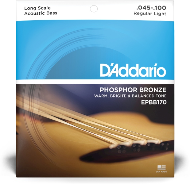 Daddario EPBB170 Ph Bronze Acoustic Bass 45-100