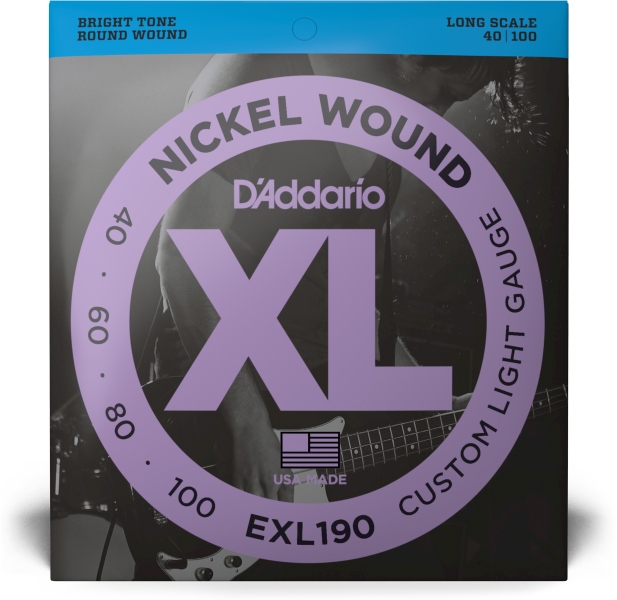 Daddario EXL190 Custom Light 40-100