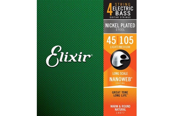 Elixir 14087 Bass Nanoweb