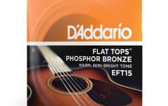 Corzi chitară acustică Daddario EFT15 Flat Tops PB Extra Light 10-47