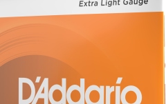 Corzi chitară acustică Daddario EFT15 Flat Tops PB Extra Light 10-47