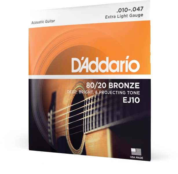 Daddario EJ10 Bronze Extra Light 10-47