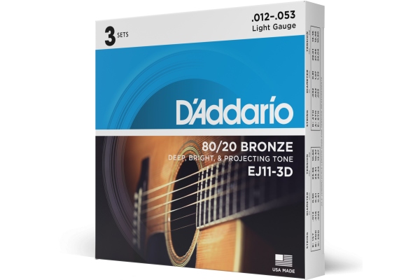 EJ11-3D 80/20 Bronze Light 12-53 3 Sets EJ11-3D 80/20 Bronze Light 12-53 3 Sets