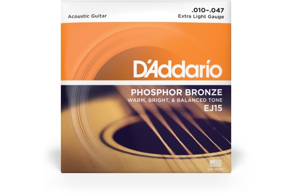 Daddario EJ15 Ph. Bronze Ex.Light 10-47