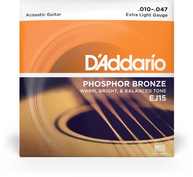 Daddario EJ15 Ph. Bronze Ex.Light 10-47