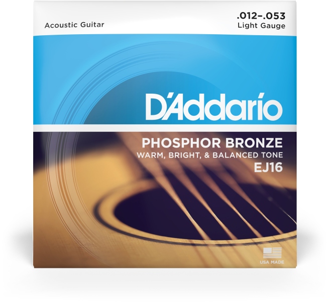 Daddario EJ16 Ph. Bronze Light 12-53