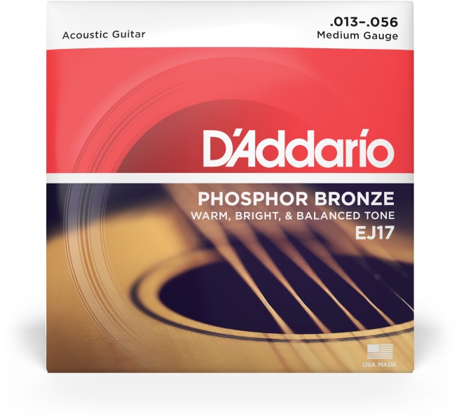 Daddario EJ17 Ph. Bronze Medium 13-56