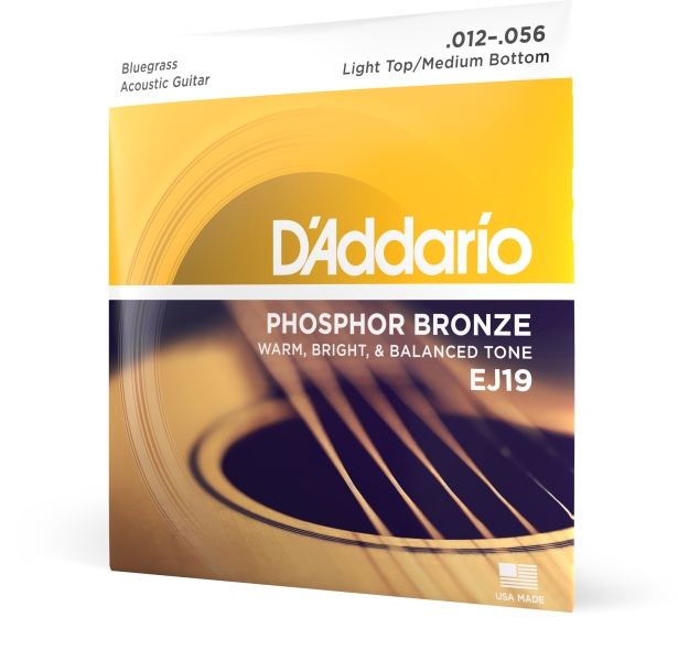 Daddario EJ19 Phosphor Bronze Bluegrass 12-56