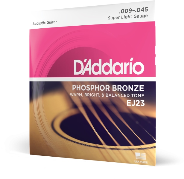 Daddario EJ23 9-45 Super Light Phosphor Bronze