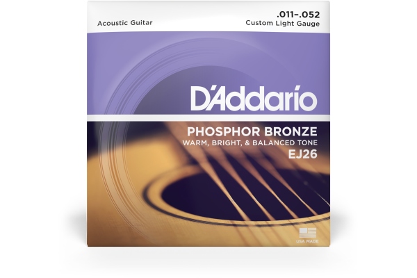 Daddario EJ26 Ph. Bronze Cst.Light 11-52