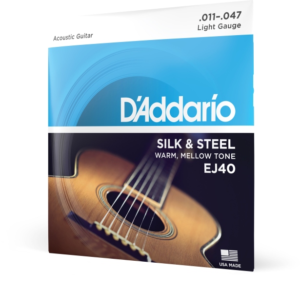 Daddario EJ40 Silk & Steel Folk 11-47