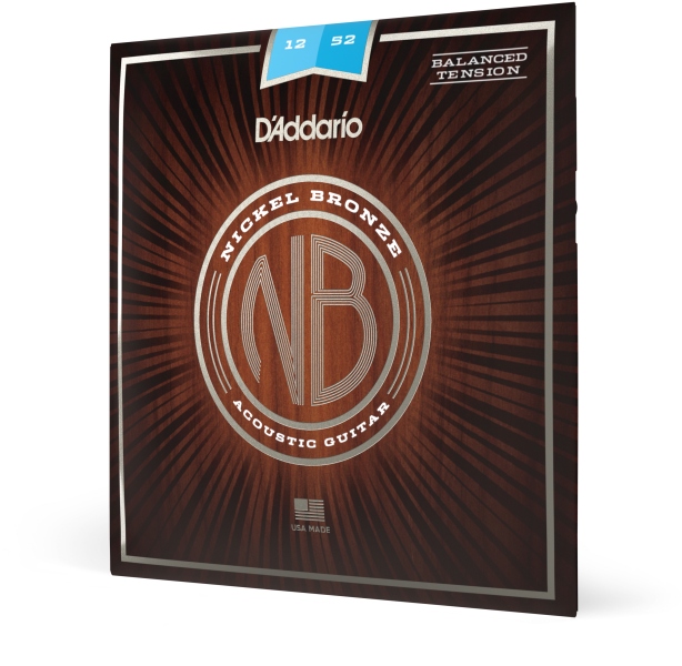 Daddario NB1252BT Nickel Bronze Balanced Tension Light 12-52
