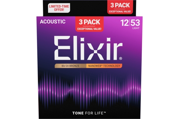 3Pack Nanoweb Acoustic 80/20 12-53 16565