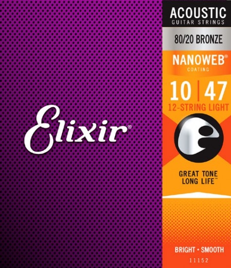 Elixir Nanoweb Acoustic 12-String Light