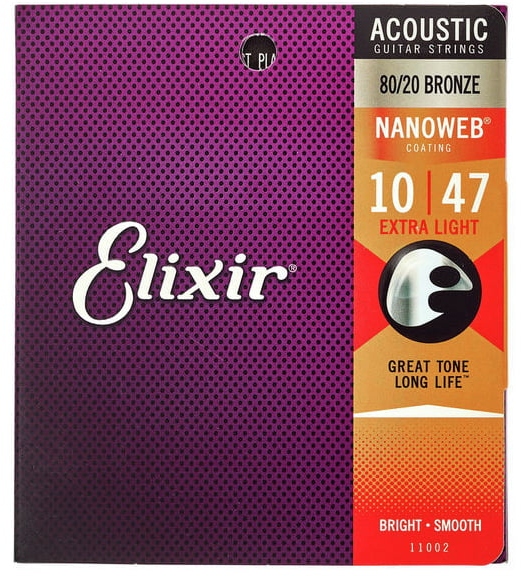 Elixir Nanoweb Acoustic 80/20 Extra Light
