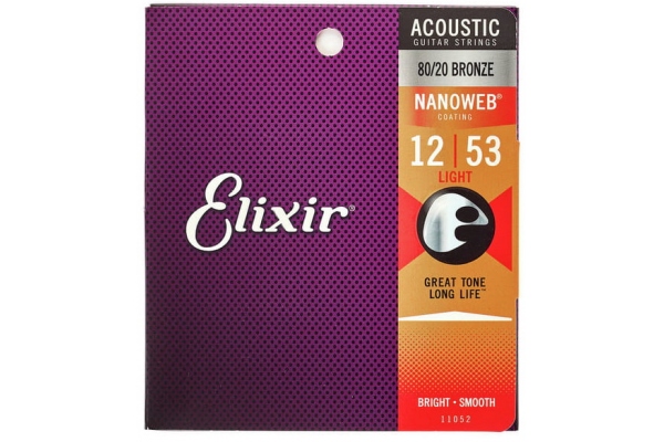 Elixir Nanoweb Acoustic 80/20 Light