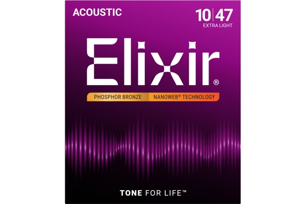 Elixir Nanoweb Acoustic Ph Bronze Extra Light 16002