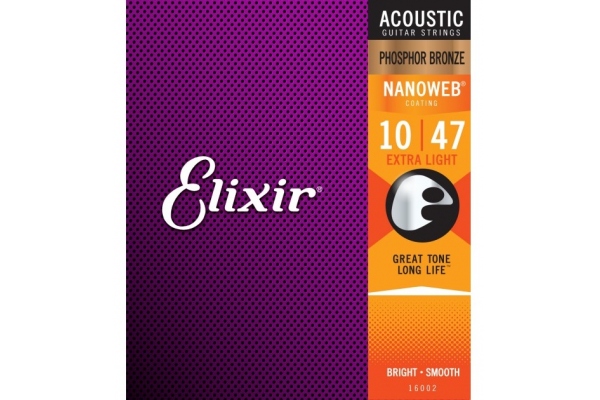 Elixir Nanoweb Acoustic Ph Bronze Extra Light