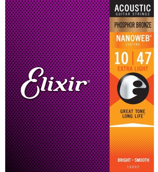 Elixir Nanoweb Acoustic Ph Bronze Extra Light