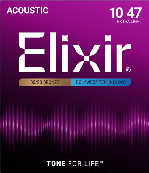 Elixir Polyweb Acoustic 80/20 Extra Light 11000
