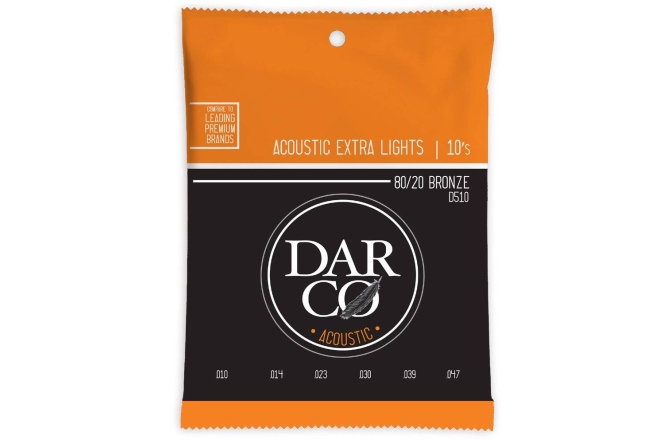 Corzi chitară acustică Martin Guitars Darco D510 Acoustic Extra Light