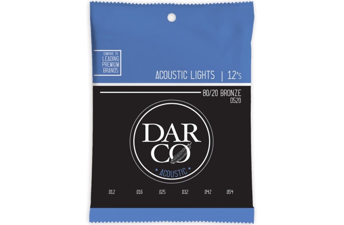 Corzi chitară acustică Martin Guitars Darco D520 Acoustic Light