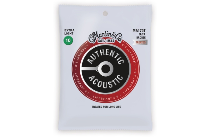 Corzi chitară acustică Martin Guitars MA-170T Authentic Acoustic Extra Light