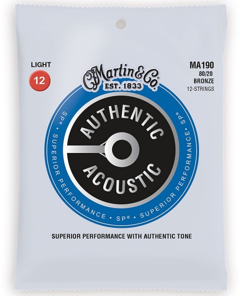Martin Guitars MA-190 Authentic Acoustic 12s Light