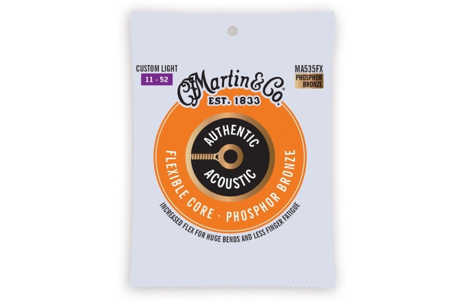 Corzi chitară acustică Martin Guitars MA-535FX Authentic Flexible Acoustic Custom Light