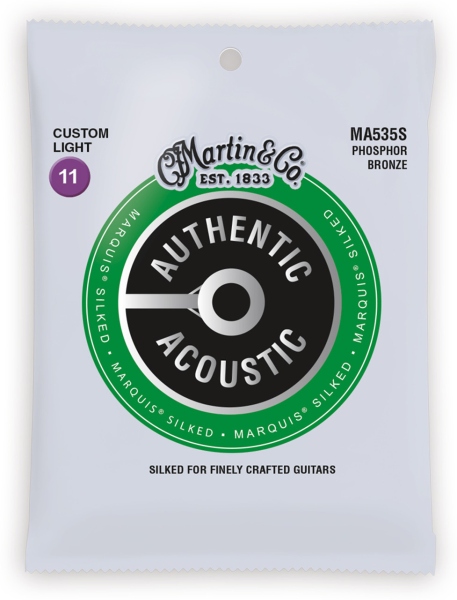 Martin Guitars MA535S Custom Light (11-52) AA Silked Phosphor Bronze 92/8 Acoustic
