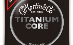 Corzi chitară acustică Martin Guitars MTCN160 Titanium Strings