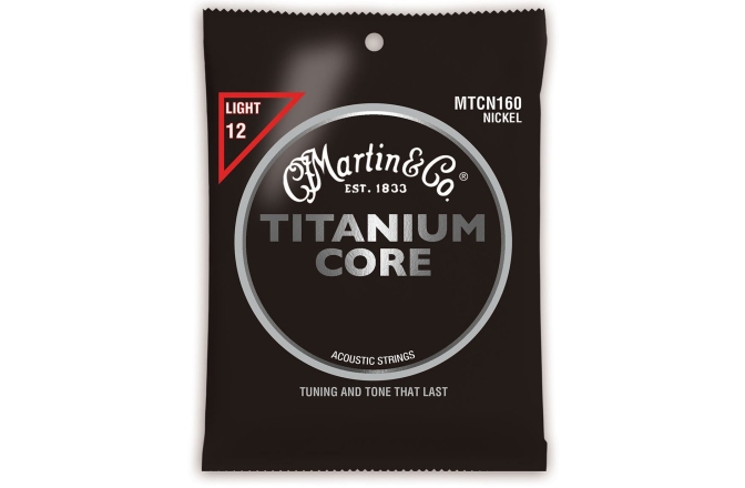 Corzi chitară acustică Martin Guitars MTCN160 Titanium Strings