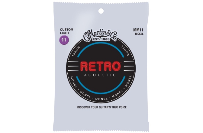 Corzi chitară acustică Martin Guitars Retro MM-11 Custom Light